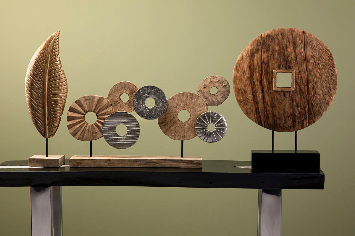 7 Disc Wooden Sculpture | Elementi
