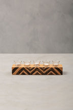 Tribal Wooden Tealight Holder