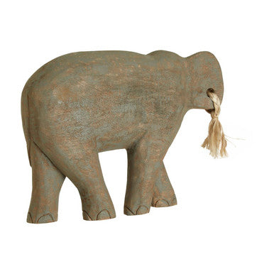 Mango Wood Elephant Sculpture | Fidra