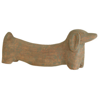 Mango Wood Sausage Dog Sculpture | Fidra