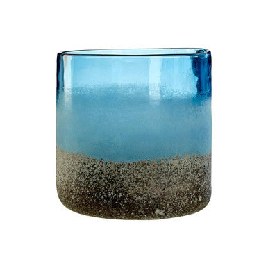 Small Blue Sand Effect Vase