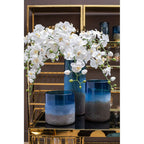 Small Blue Sand Effect Vase