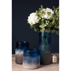 Small Blue Sand Effect Vase