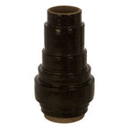 Black Earthenware Vase