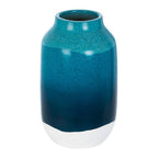 Blue and White Earthenware Vase