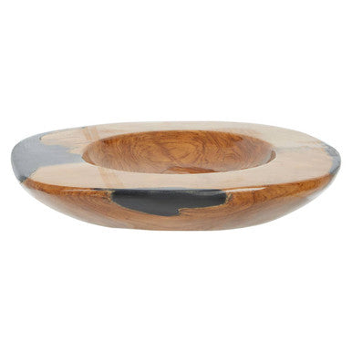 Teak Wood & Resin Bowl