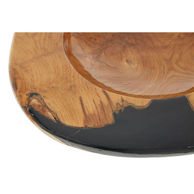 Teak Wood & Resin Bowl