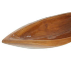 Small Teak Wood Boat Dish
