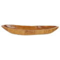 Large Teak Wood Boat Dish