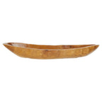 Large Teak Wood Boat Dish