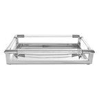 Silver Finish Rectangular Tray