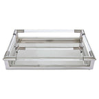 Silver Finish Rectangular Tray