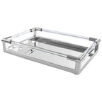 Silver Finish Rectangular Tray