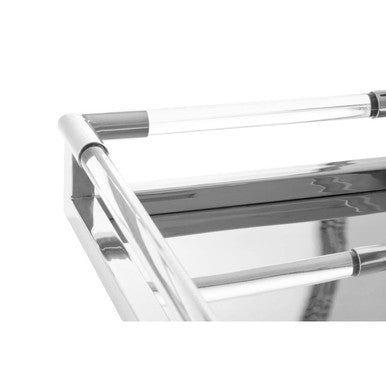 Silver Finish Rectangular Tray