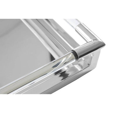 Silver Finish Rectangular Tray