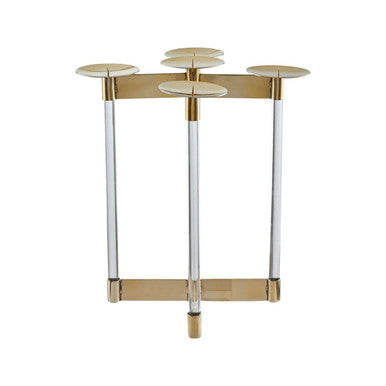 Gold Finish Candelabra