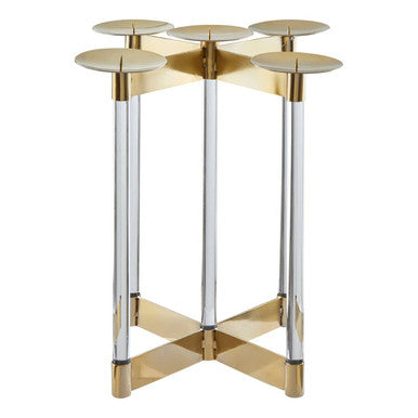 Gold Finish Candelabra