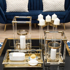 Gold Finish Candelabra