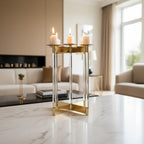 Gold Finish Candelabra