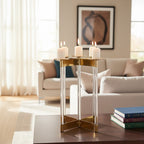 Gold Finish Candelabra