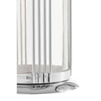 Small Silver Finish Steel Lantern
