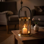 Small Gold Finish Lantern