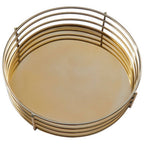 Round Gold Tray