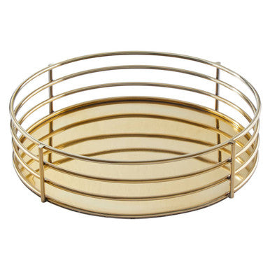 Round Gold Tray