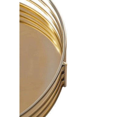 Round Gold Tray