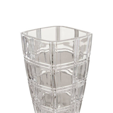 Vase with Grid Pattern
