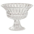 Footed Vase with Wide Lip