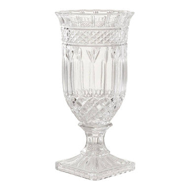 Footed Vase with Square Base