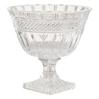 Footed Glass Fruit Bowl