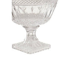 Footed Glass Fruit Bowl