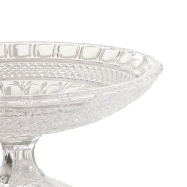 Pedestal Glass Fruit Bowl