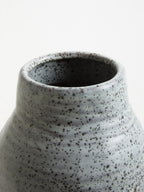 Grey Speckled Bottled Vase