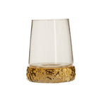 Small Gold Hurricane Candle Holder