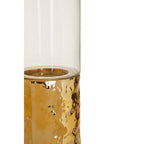 Medium Pillar Gold Candle Holder