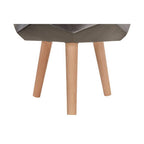 Small Black Geometric Planter with Legs