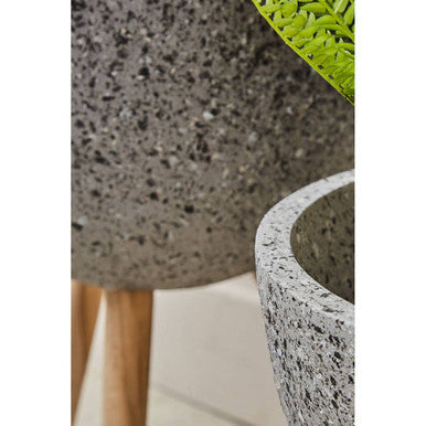 Medium Grey Speckled Planter