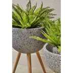 Medium Grey Speckled Planter