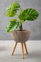 Medium Grey Speckled Planter