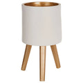 Small White Planter