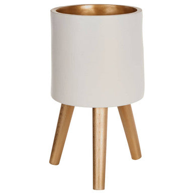 Small White Planter