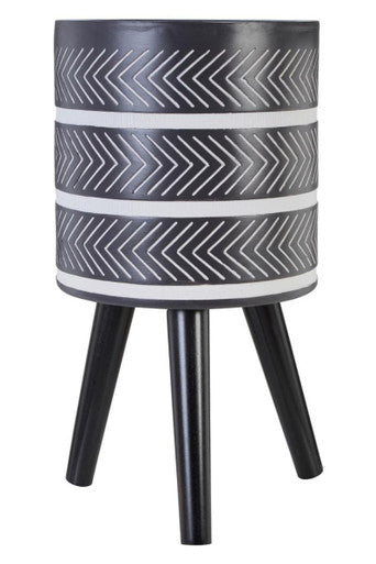 Large Chevron Planter