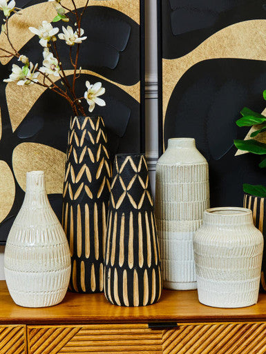 Glazed Stoneware Large Vase
