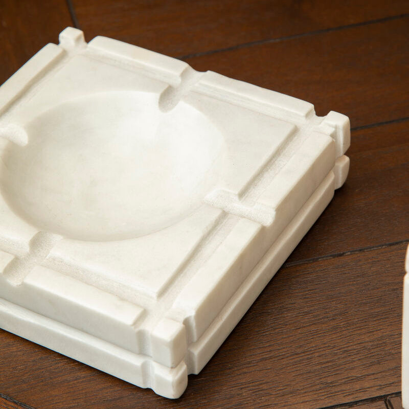 White Marble Ashtray