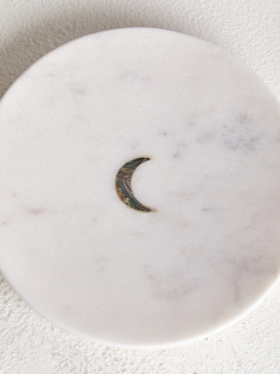 White Marble Trinket Dish