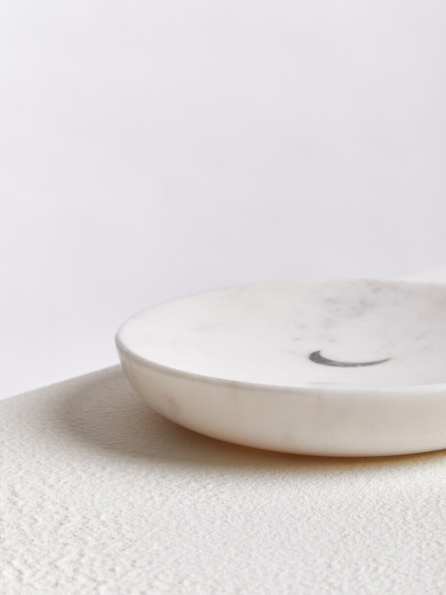 White Marble Trinket Dish