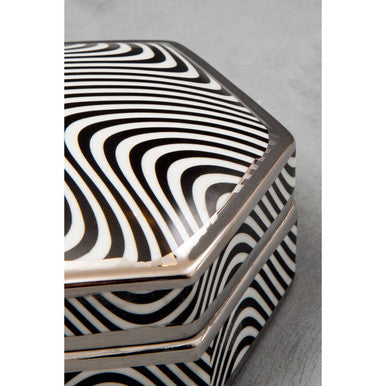 Black and White Small Trinket Box